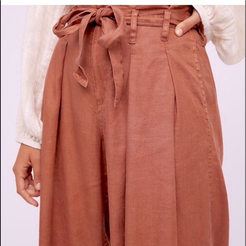 Pants free people size M color terra cott